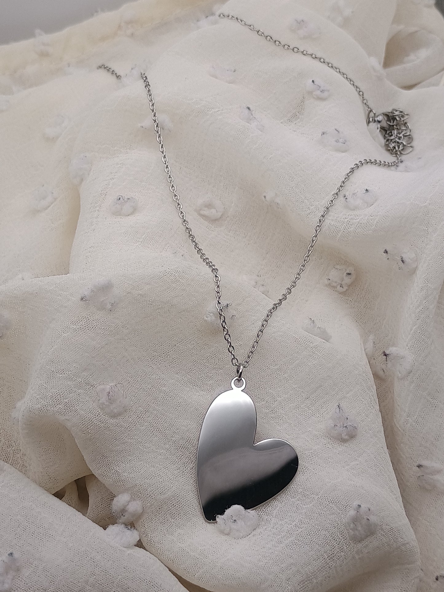 Collar plateado Tess