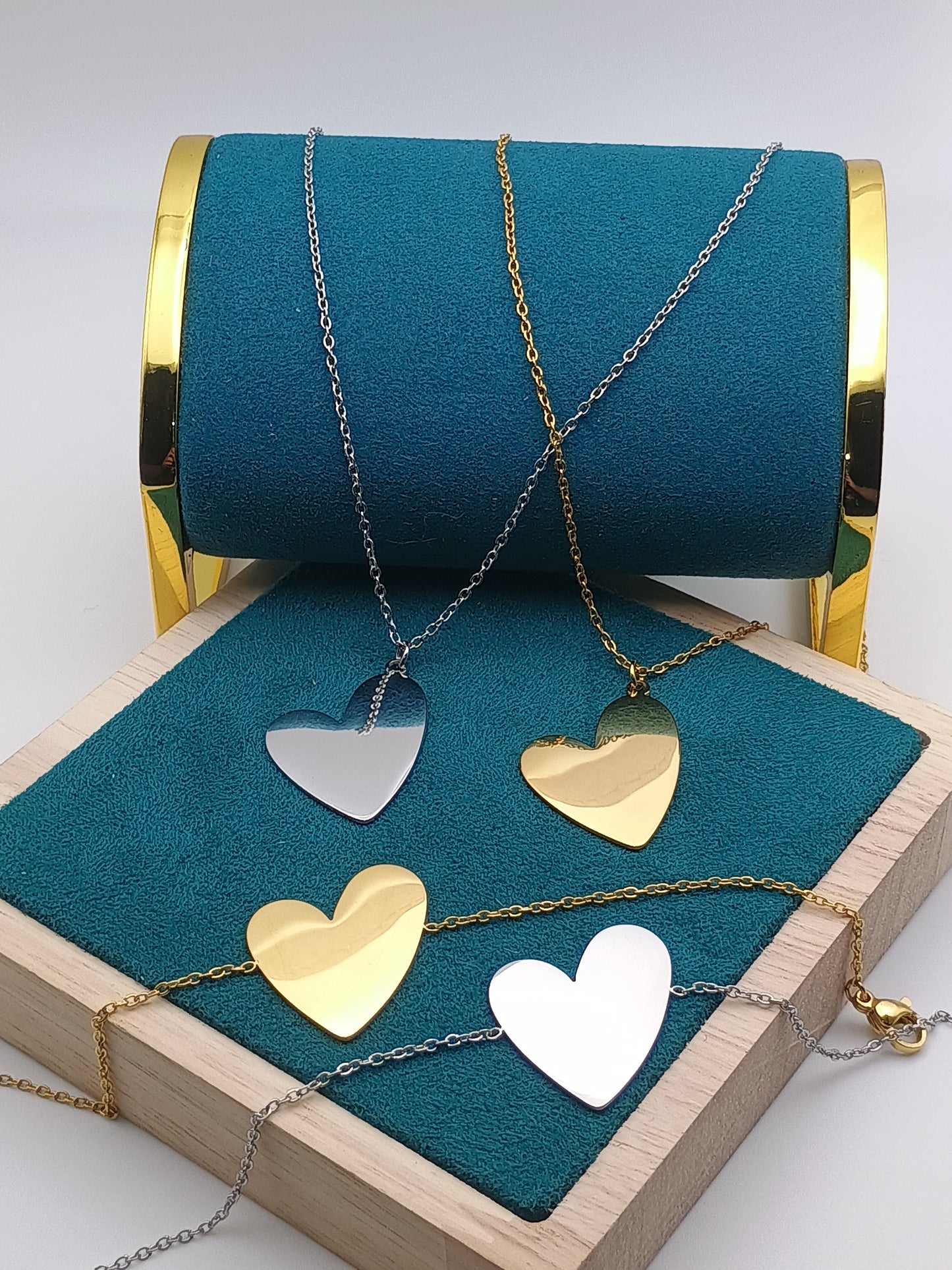 Collar plateado Tess